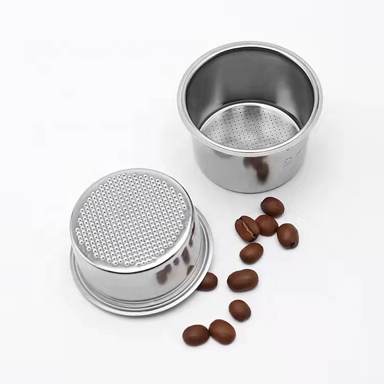 304 Stainless Steel Basket Filter 51mm 54mm 58mm Filter Replacement Filter Basket For Coffee Bottomless Portafilter