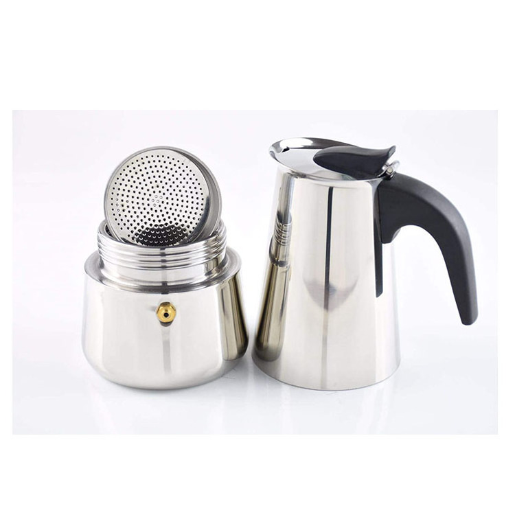 Stainless Steel Moka Pot Stovetop Espresso percolator coffee pots electric italian turkish portable camping moka pots