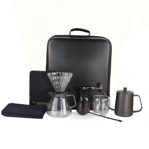 High Quality Arabia New Coffee Set Gift  Coffee Maker With Pour Over Coffee Kettle Camping Travel Gift Set