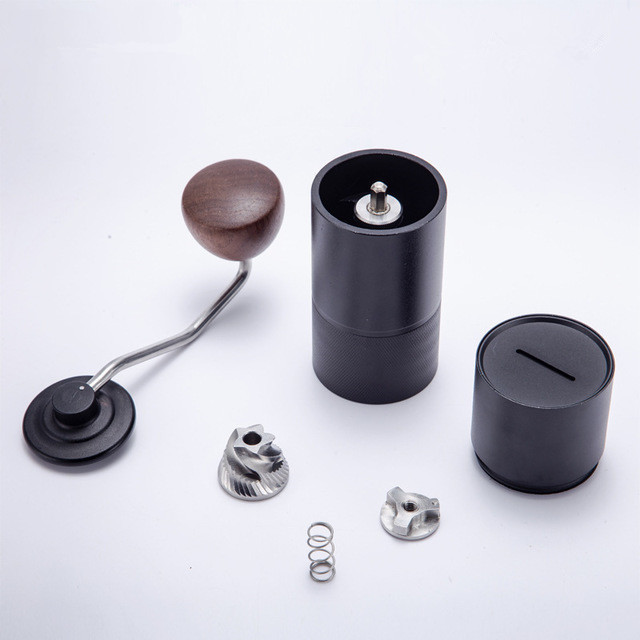 High quality home use mini professional espresso portable manual coffee grinder stainless steel burr