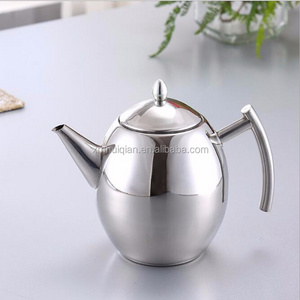 medium Elegant stainless steel gold tea kettle /tea pot/turkish pots