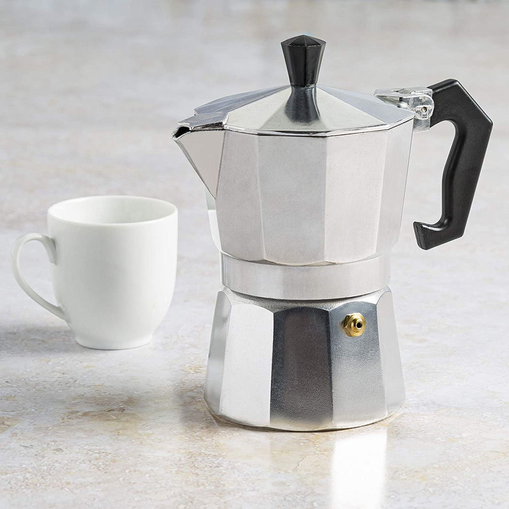 Italy espresso aluminum geyser barista handheld vietnamese coffee maker for microwave