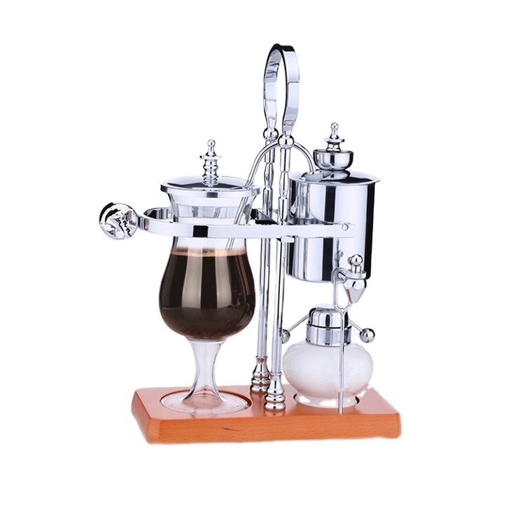 hot sale Royal Belgium Balancing Siphon Gold Coffee Machine Coffee Syphon Maker