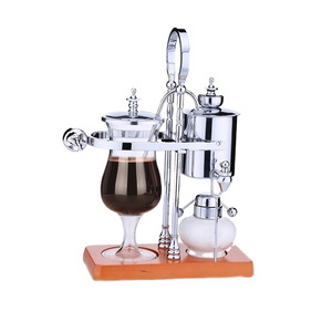 hot sale Royal Belgium Balancing Siphon Gold Coffee Machine Coffee Syphon Maker