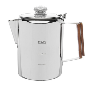 FREE SAMPLE Camping Coffee Pot Percolator Coffee Pot Coffee Percolator for Campfire or Stovetop Making