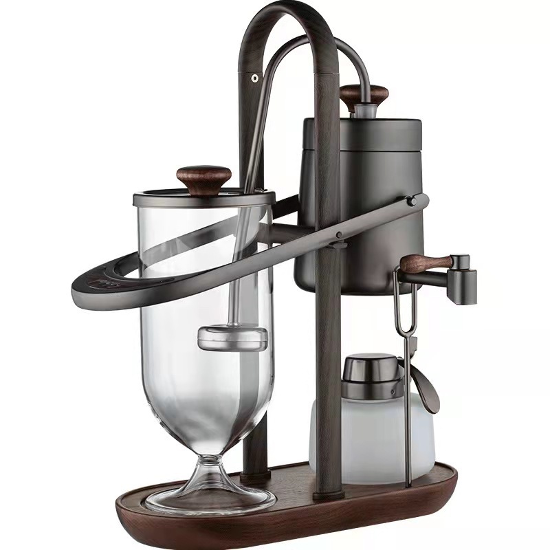 Coffee Syphon Alcohol Lamp Siphon Coffee Pot Semi-Automatic Coffee Machine