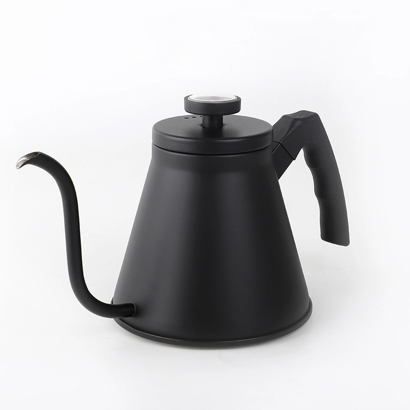 FREE SAMPLE Hand Drip Kettle Tea Pot Stainless Steel Long Narrow Spout Pour Over Coffee Kettle with Thermometer