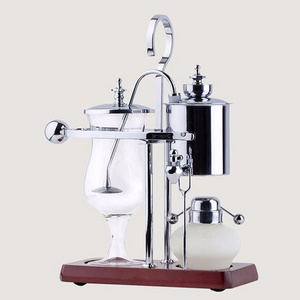 Hot selling Royal Belgian coffee maker Belgium coffee pot golden siphon home