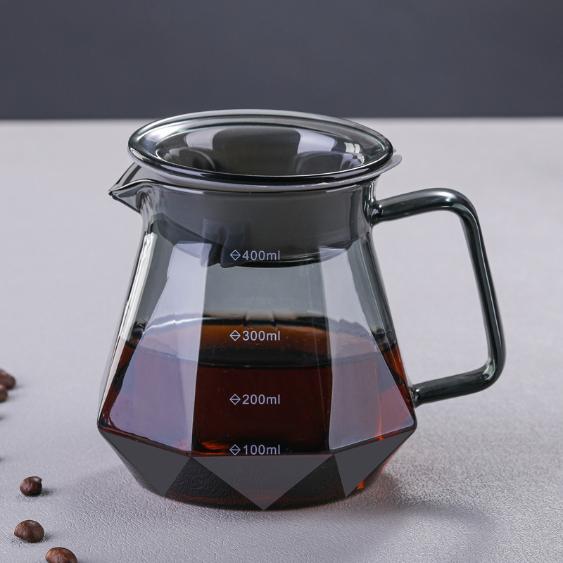 Production Glass Coffee Dripper Server Filter Cup Coffee Filter Dripper