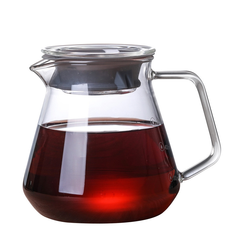 FREE SAMPLE Coffee Server Pour Over Pot Heat-resistant Glass Coffee Sharing Pot Hand Pour Coffee Pot