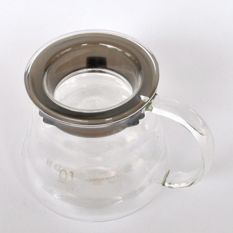 hot Coffee Server 800ML Insulating handle  Carafe Drip Coffee Pot Coffee Kettle Brewer Barista Percolator Clear