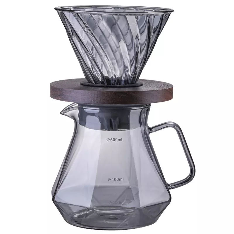 Production Glass Coffee Dripper Server Filter Cup Coffee Filter Dripper