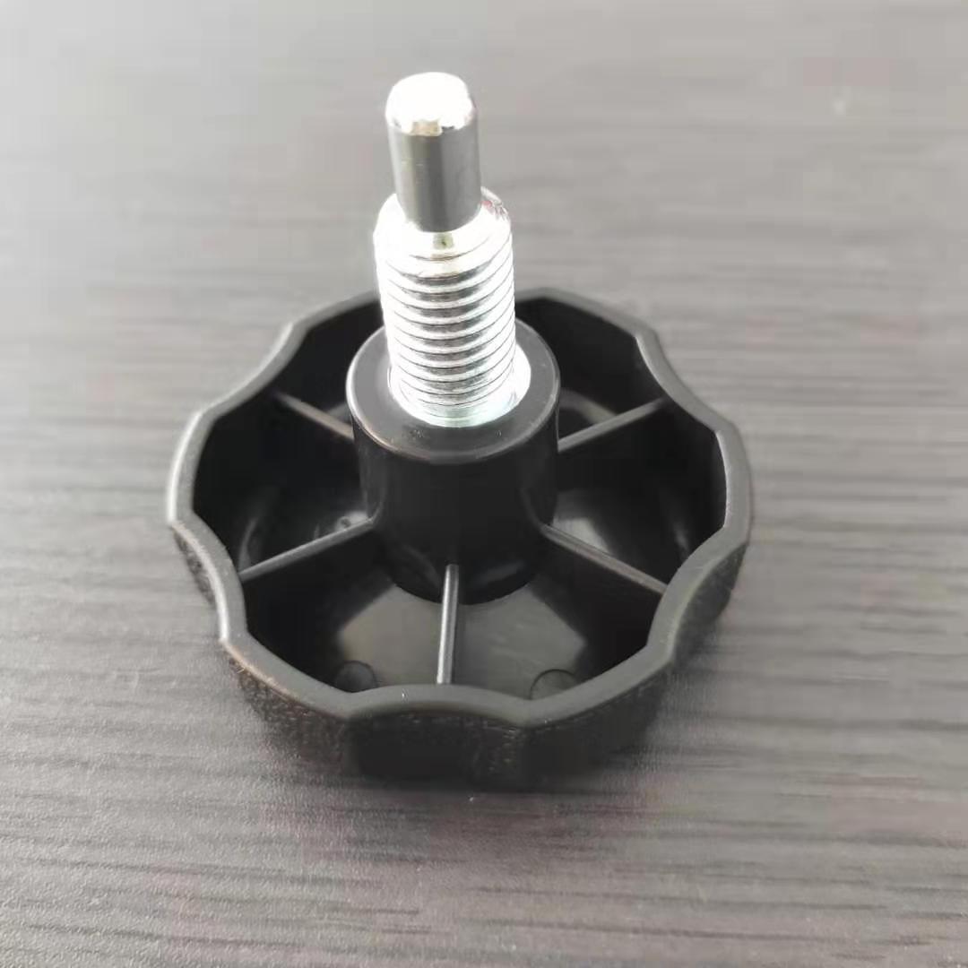 Wholesale round plastic nylon base leveling feet Base Leveler for furniture legs screw on adjustable glides