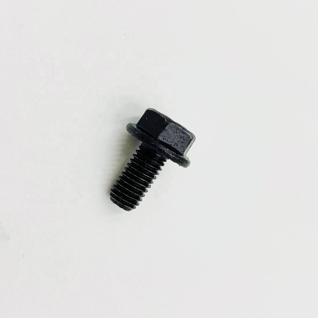 Hexagonal Flange Washer Head Bolt Auto Car Used Fastener Screw 8.8 Grade Black Oxide Zin  HDG Hot DIP Gavlvanized Bolts