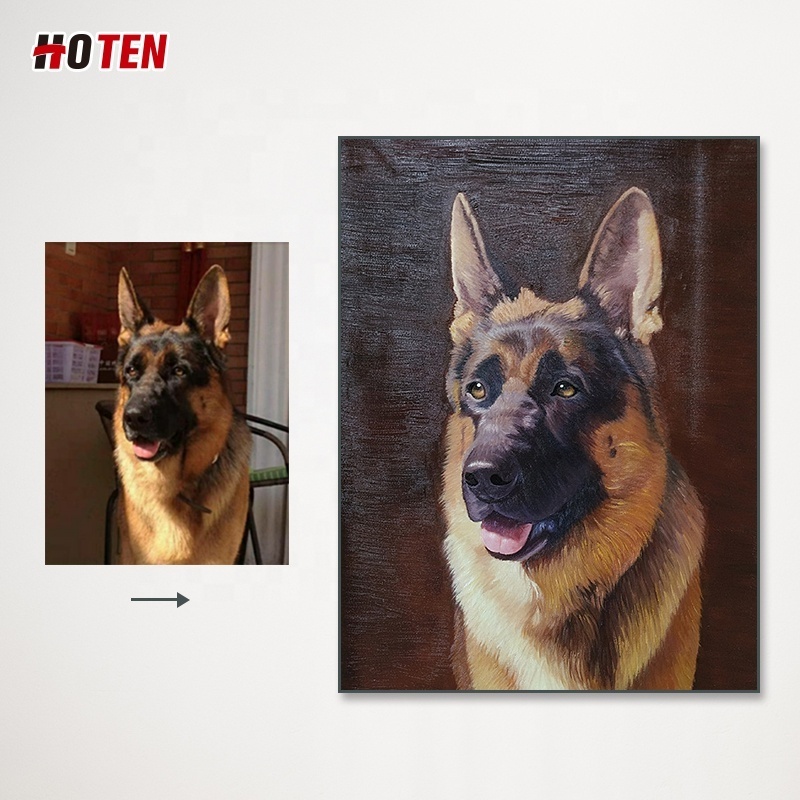 Customized oil painting character pet landscape abstract photo to oil painting canvas oil painting