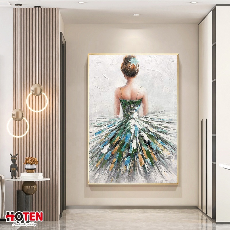 Canvas Oil Paintings beautiful girl Home Decorations Nude Paintings Original Design Modern Style Wall Art OEM