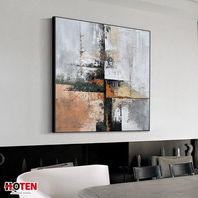 Home Decor Wall Art Bedroom Office Oil Painting Canvas Space Original Handmade OEM Frame Style Living Packing