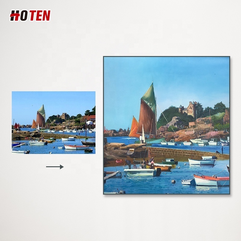 Customized oil painting character pet landscape abstract photo to oil painting canvas oil painting