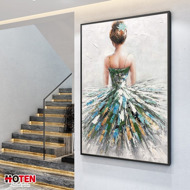 Canvas Oil Paintings beautiful girl Home Decorations Nude Paintings Original Design Modern Style Wall Art OEM