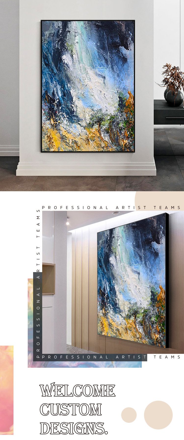 painting by hand handmade paintings Large acrylic wall art oil canvas on Abstract Art handpainted paintings artwork