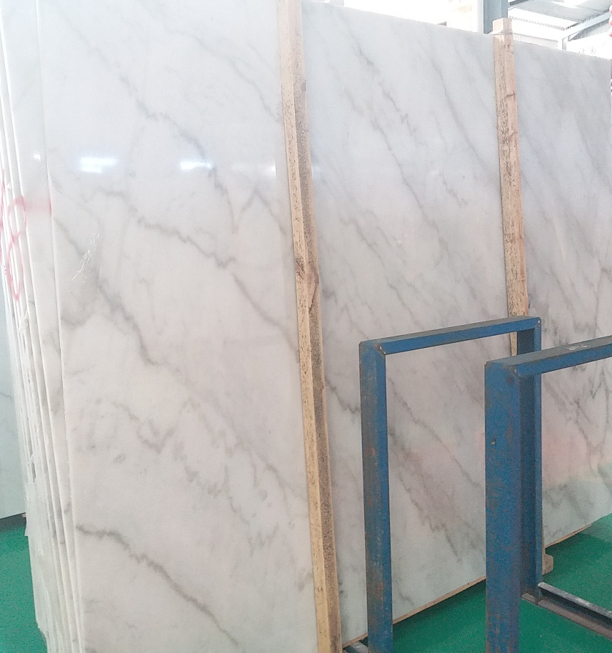 White luxury stone Guangxi white natural marble can be used for floating windowsill, threshold stone, countertop, desktop