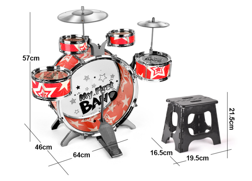 Children's Simulation drum & Tuba Drum & Jazz Percussion Toys for children