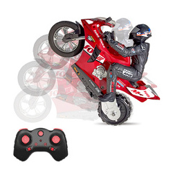 1:6 Rc Stunt Motorcycle Rc Stunt Car Toys 2.4g Remote Control Motorcycle For Kids With Lights 6-axis Gyroscope