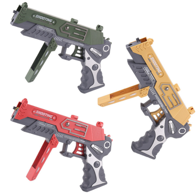 New toys battle burst rubber band gun can fire boy trigger pistol competitive shooting target game rubber band pistol for kids