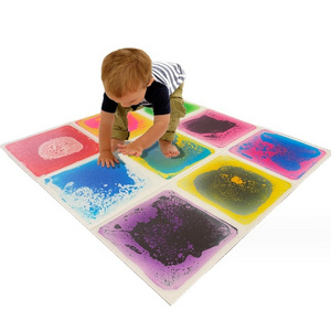 30cm Children's jigsaw 3D dynamic liquid sensory tile pad