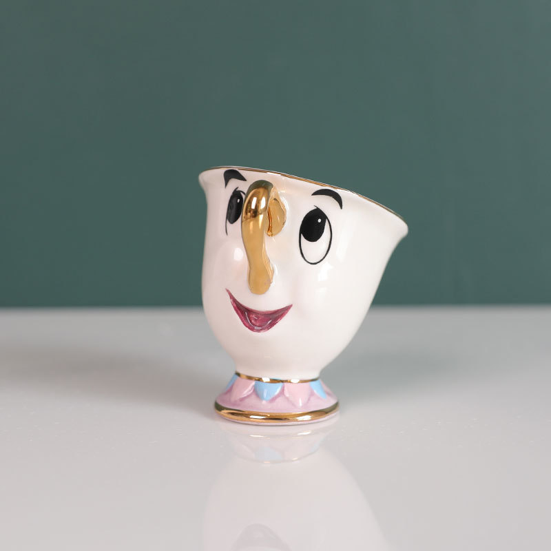 HY Cartoon Lady And The Beast Teapot Mug Mrs Potts Chip Tea Pot Cup Sugar Bowl Cogsworth Coffee Pot Lovely Xmas Gift Fast Post