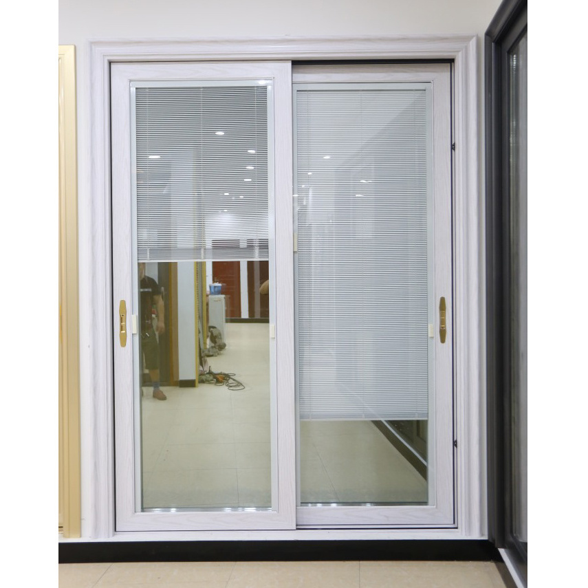 hot sell good price energy efficiency hurricane impact fully tempered double glazing thermal break aluminum lift sliding door