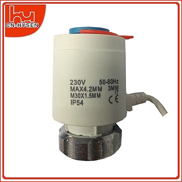 Electric Actuator Radiator Valve Smart Thermostat Normally Close Normally Open Radiant Floor Heating System 2/4 Wire