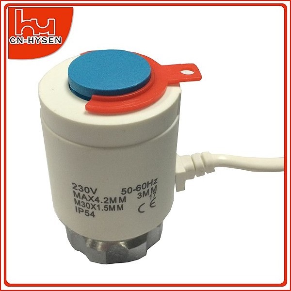 Electric Actuator Radiator Valve Smart Thermostat Normally Close Normally Open Radiant Floor Heating System 2/4 Wire