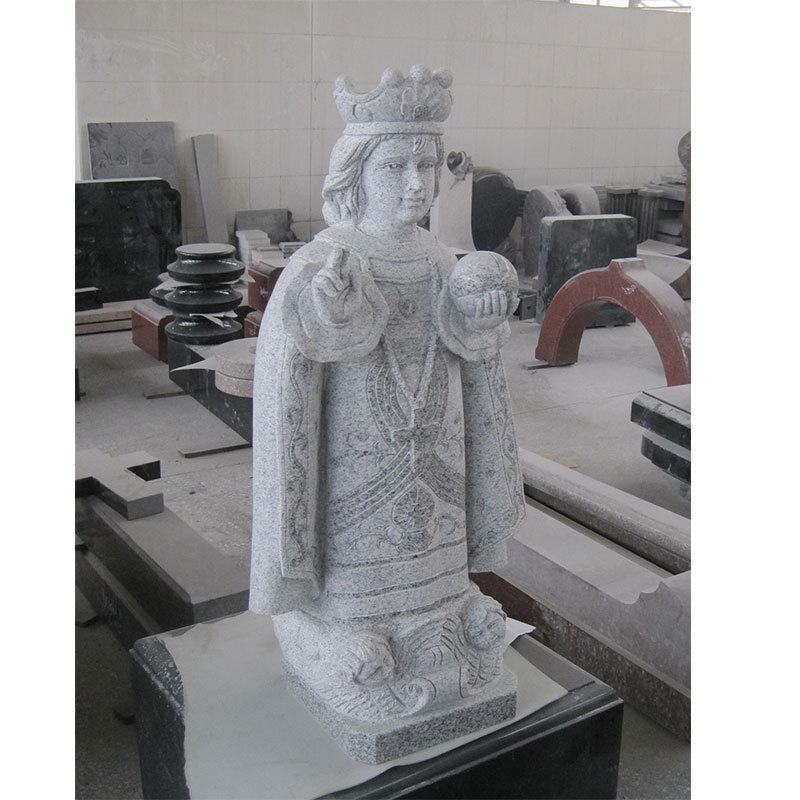 HZX White Granite Angel Heart Statues Grave Cemetery Headstone Designs Monuments Price with Angel Wings