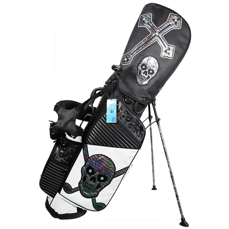 Wholesale Waterproof Leather Golf Bag Custom Embroidery Logo High Quality Tour Stand Golf Bags