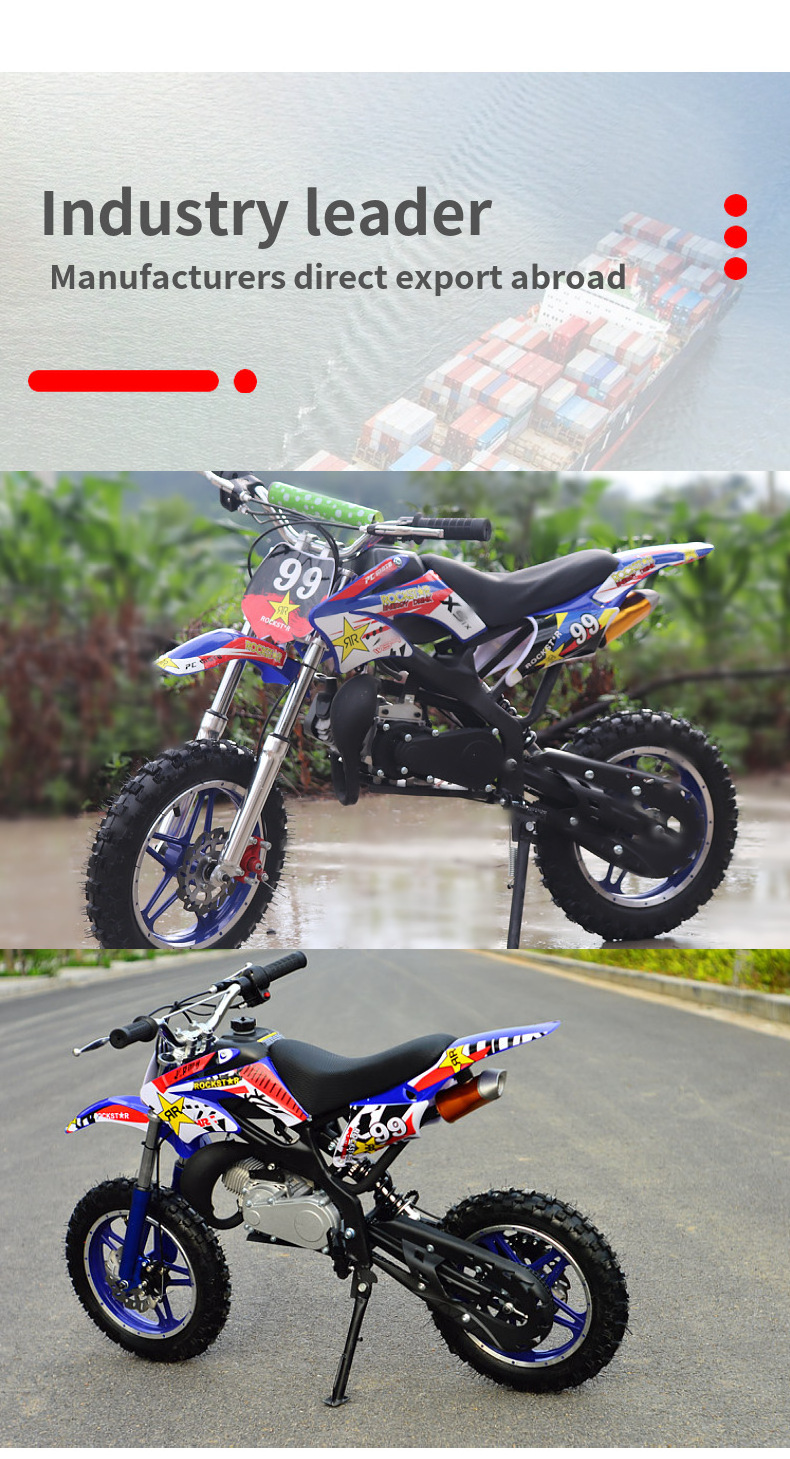 Factory price offroad bike mini motor bike kids petrol engine dirt bike 50cc for kids