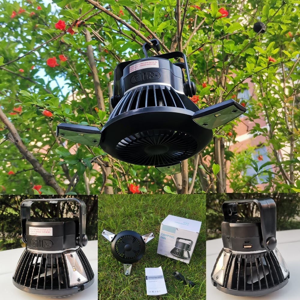 2024 Customized CE ROHS FCC mini solar outdoor fan solar ceiling fan kit