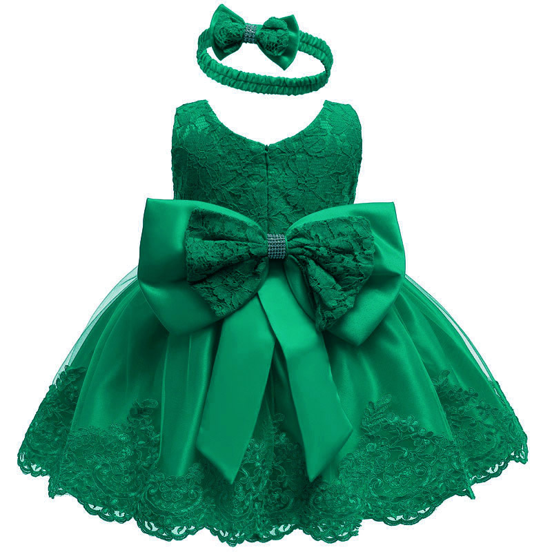 Free Sample LQ001 Plus Size Smocked Baby Dress Princess Gown Party Infant Toddler Christmas Dresses