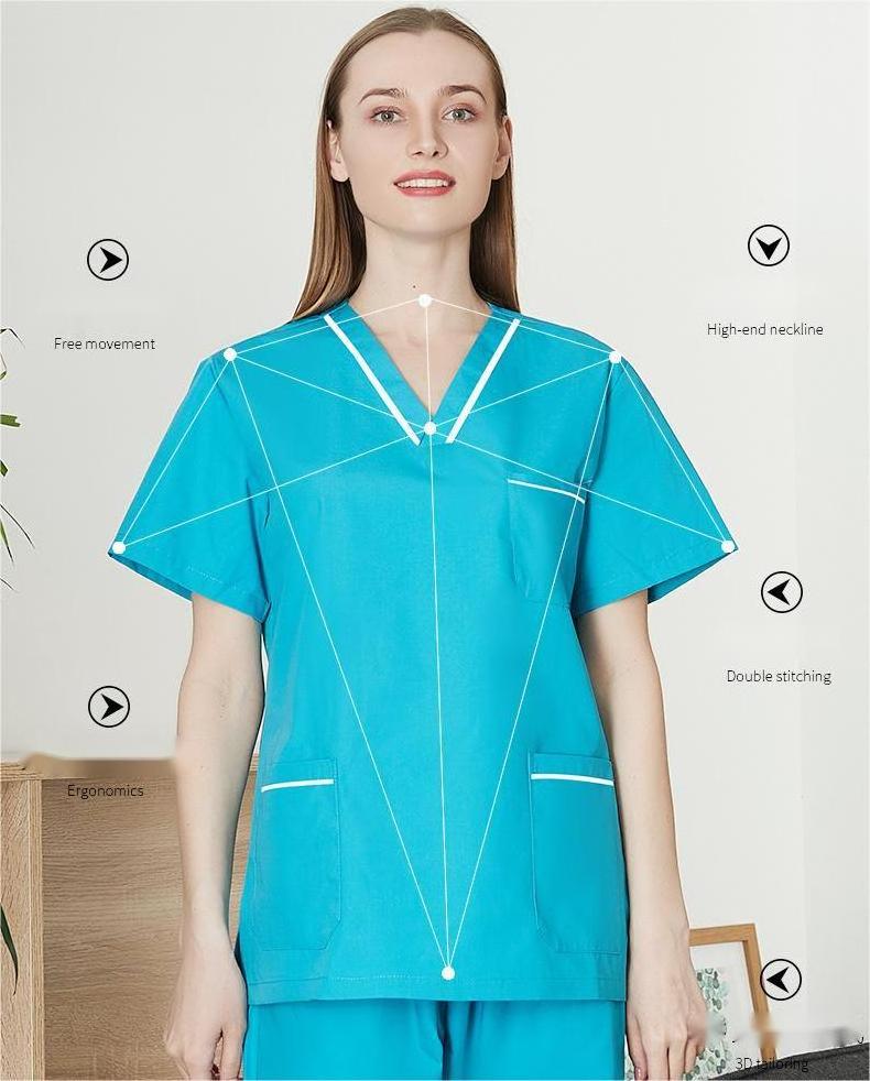 Hot sell medical scrub t shirt christmas medical scrubs medical scrubs jumpsuit