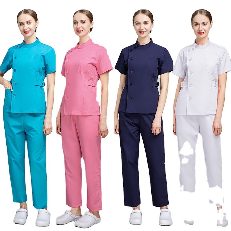 42005 First aid center Unisex Nursing Uniforms Matching shirt uniforms sets Bleach resistant scrubs