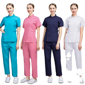 42005 First aid center Unisex Nursing Uniforms Matching shirt uniforms sets Bleach resistant scrubs