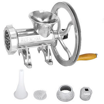 12# 22# 32# Manual Meat Grinder, Sausage Grinder, Seasoning Meat Grinder Sus304 Meat Grinder Machine Stainless Steel 1200 220