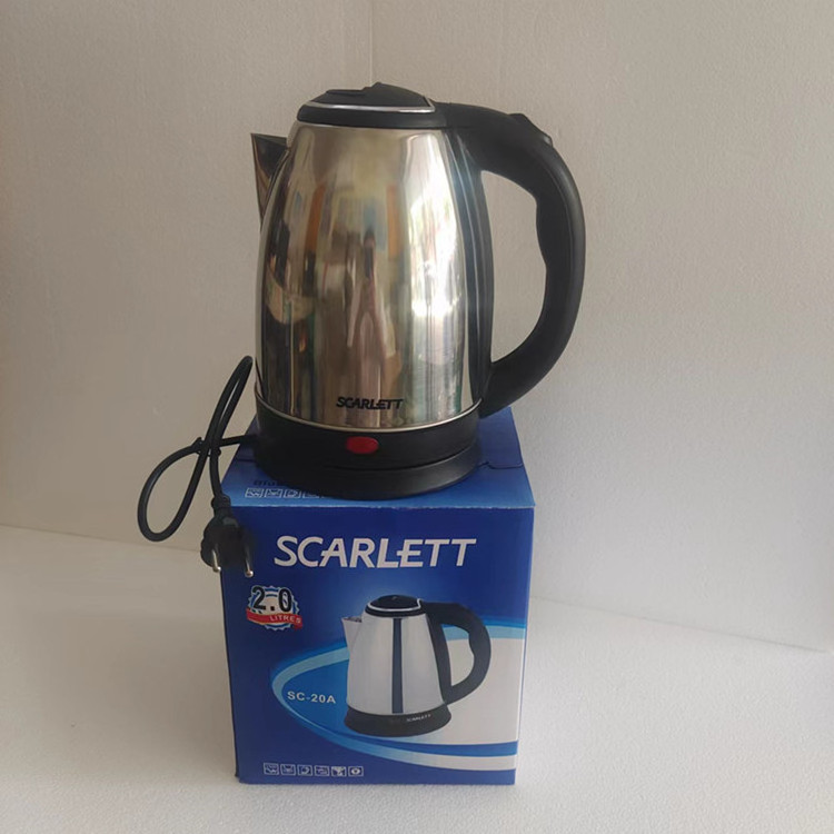 2L Factory hot selling customization stainless steel electric kettle 360 Degree cordless Electric Kettle