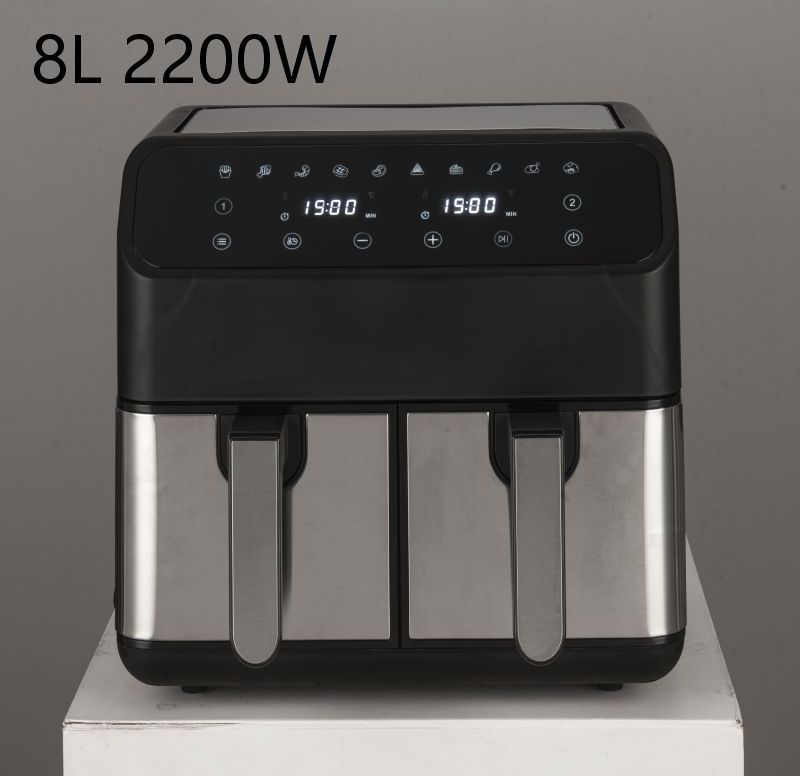 Free sample 8L 2200W dual convection oven air fryer air fryer black friday  8 qt air fryer black friday deal toaster