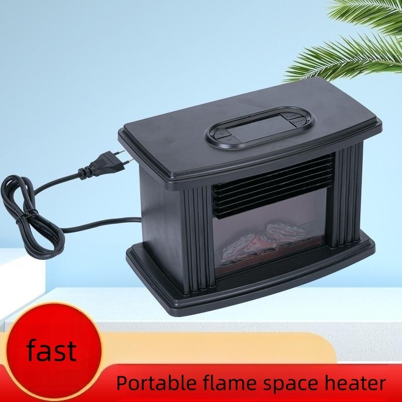 2024 New flame Space heater small mini fireplace fast heating European blue flame gas heater