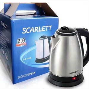 2L electric kettle stainless steel, electric kettle spare part, hotel kettle tray set