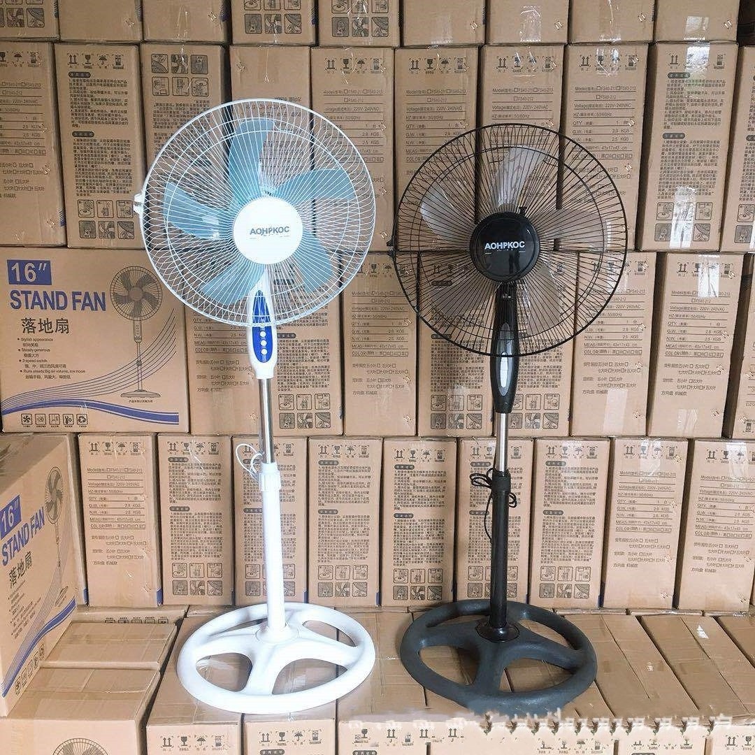 18-inch Electric Floor Stand Fan 16 Inch Oscillating Pedestal Fans 40 Watt With 5 As Blades