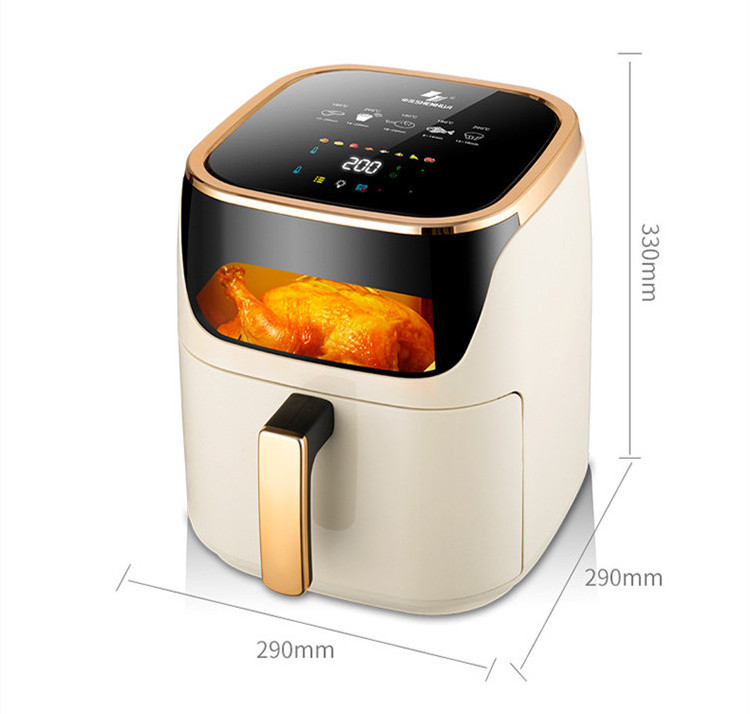 Free sample touch screen 8L 9L 10L air fryer new air-fryer japan window air fryer