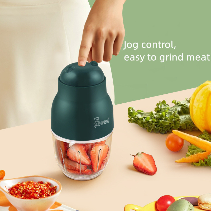 A drop-shipping 100mL multifunctional baby food supplement machine, garlic paste machine, meat grinder