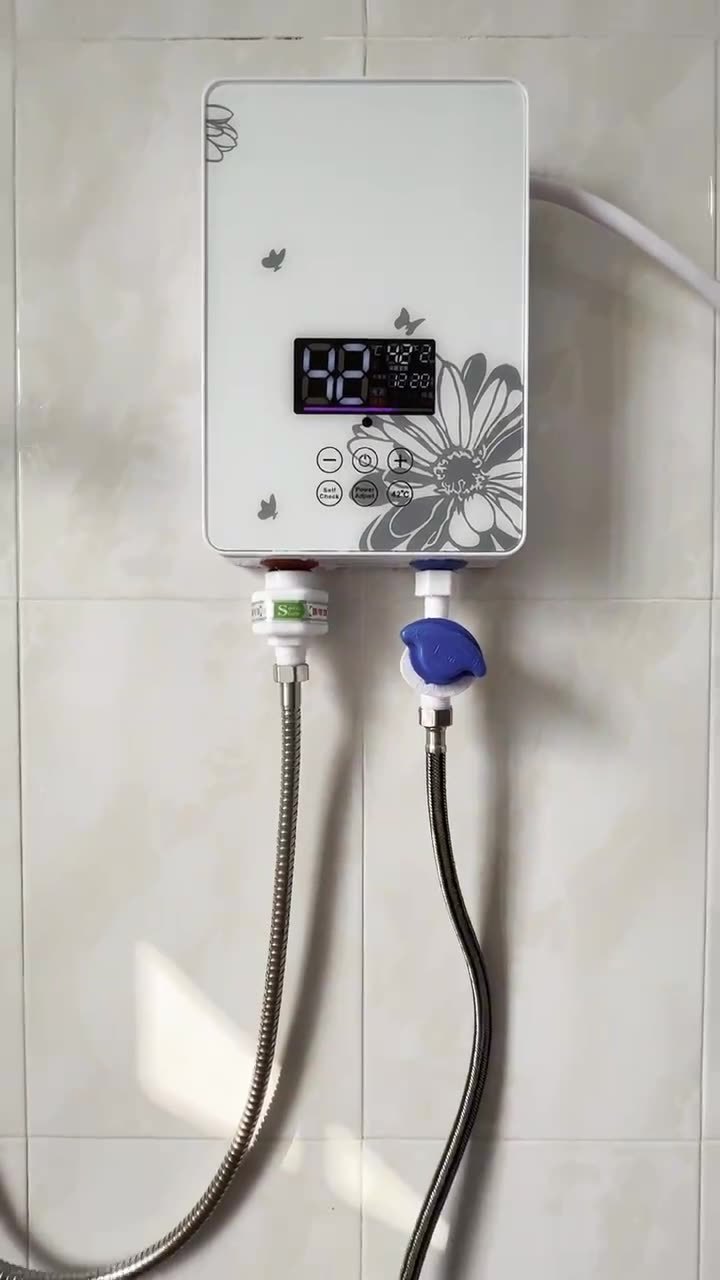 3C IPX4 6000w Bathroom Kitchen Mini Shower Electric Instant Water Heater